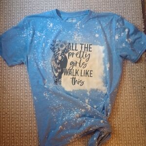 Handmade bleached tshirt